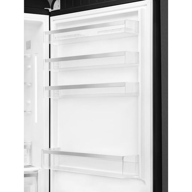 Smeg FAB38RBL6 Retro Fridge Freezer Right Hand Hinge - Black