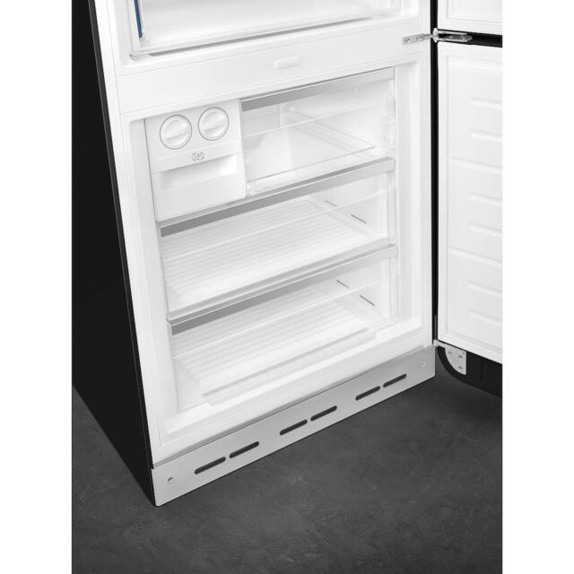 Smeg FAB38RBL6 Retro Fridge Freezer Right Hand Hinge - Black