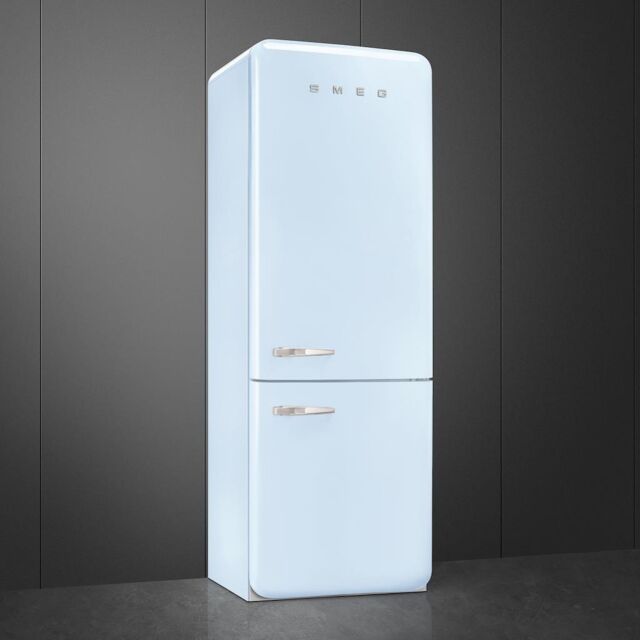 Smeg FAB38RPB6 Retro Fridge Freezer Right Hand Hinge - Pastel Blue