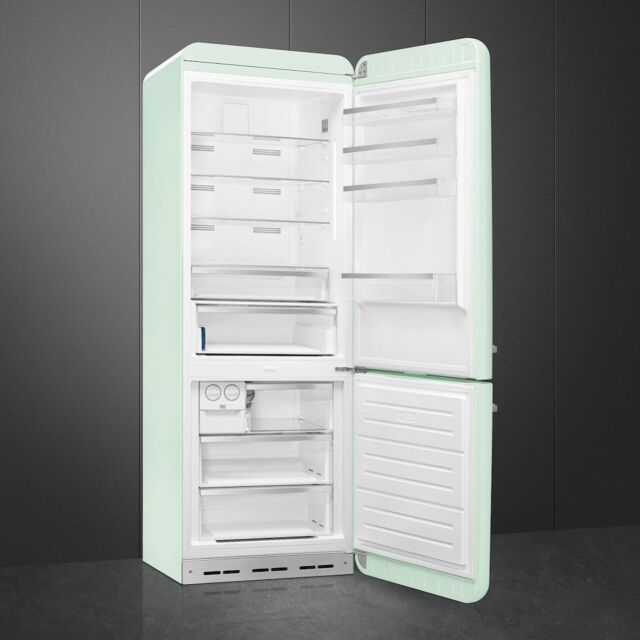 Smeg FAB38RPG6 Retro Fridge Freezer Right Hand Hinge - Pastel Green