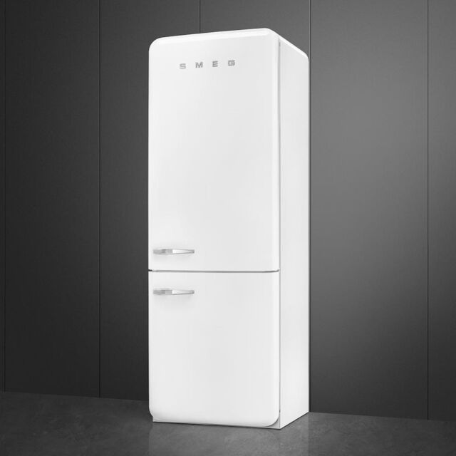 Smeg FAB38RWH6 Retro Fridge Freezer Right Hand Hinge - White