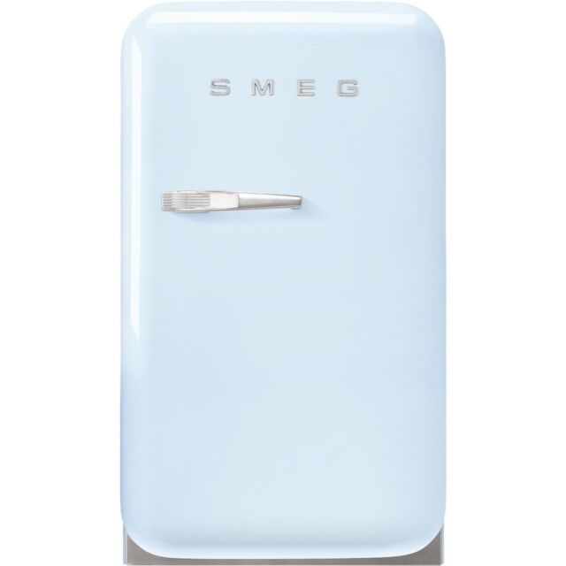 Smeg FAB5RPB5 40cm 50s Style Small Right Hand Hinge Minibar, Pastel Blue