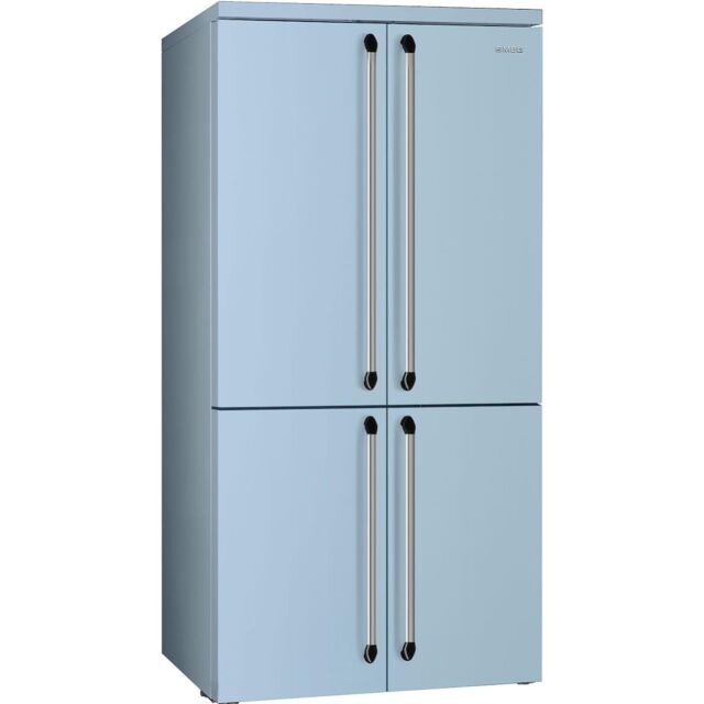 Smeg FQ960PB6 French Door Fridge Freezer - Pastel Blue