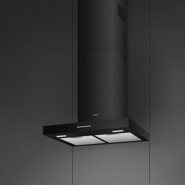 Smeg KBT600BL 60cm Chimney Cooker Hood - Black