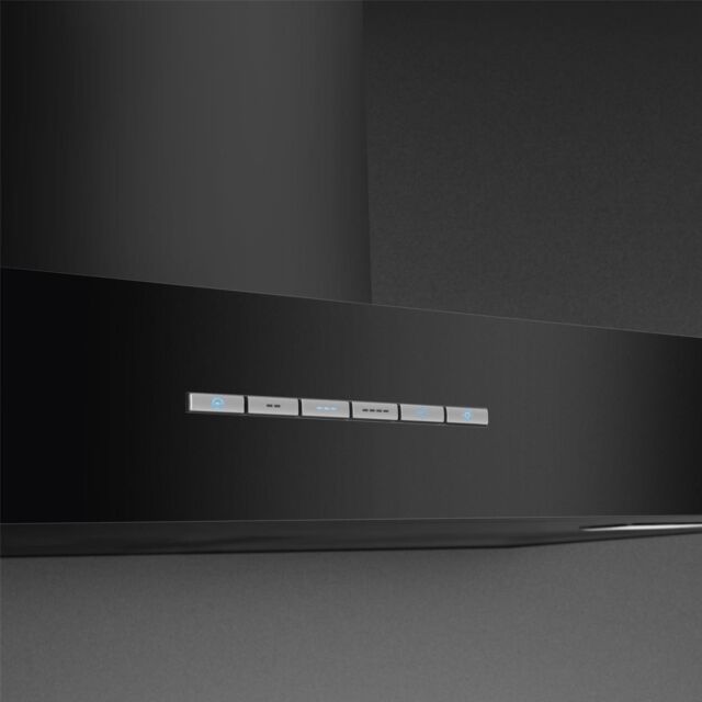 Smeg KBT600BL 60cm Chimney Cooker Hood - Black