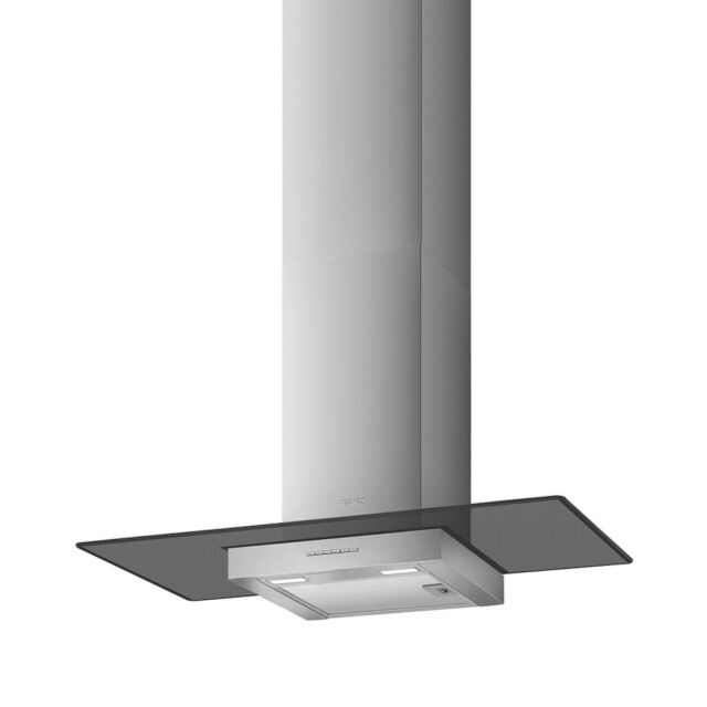 Smeg KBT900VE 90cm Chimney Hood, Stainless Steel & Glass