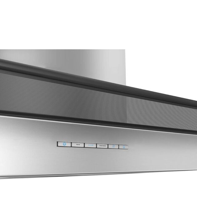 Smeg KBT900VE 90cm Chimney Hood, Stainless Steel & Glass