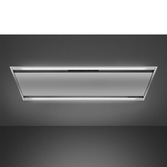 Smeg KL12L4X 120cm Alta Ceiling Hood Auto Vent 2.0, Stainless Steel