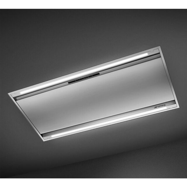 Smeg KL12L4X 120cm Alta Ceiling Hood Auto Vent 2.0, Stainless Steel