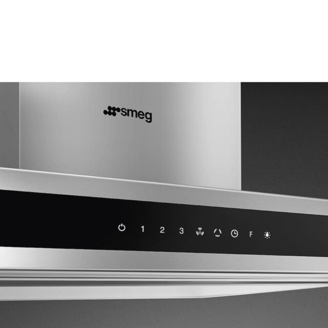 Smeg KLTI12L4X 120cm Alta Island Hood in Stainless Steel Auto Vent 2.0