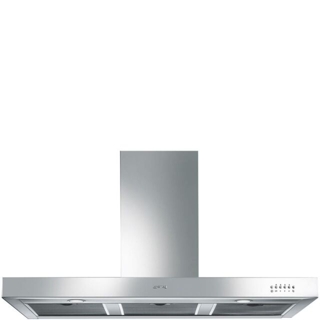 Smeg KS110XE 110cm Symphony Chimney Hood, Stainless Steel