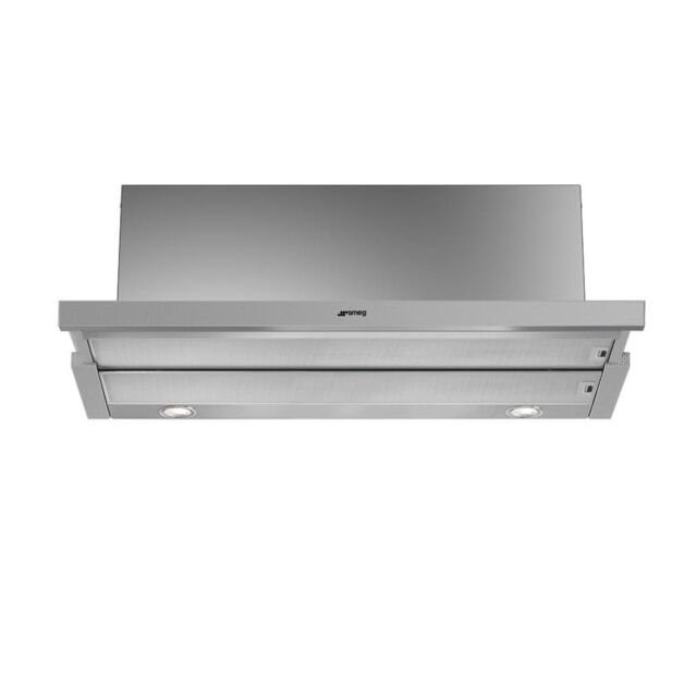 Smeg KSET900XE 90cm Telescopic Hood with Stainless Steel Front Panel