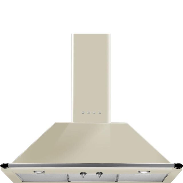 Smeg KT90PE 90cm Victoria Chimney Hood, Cream
