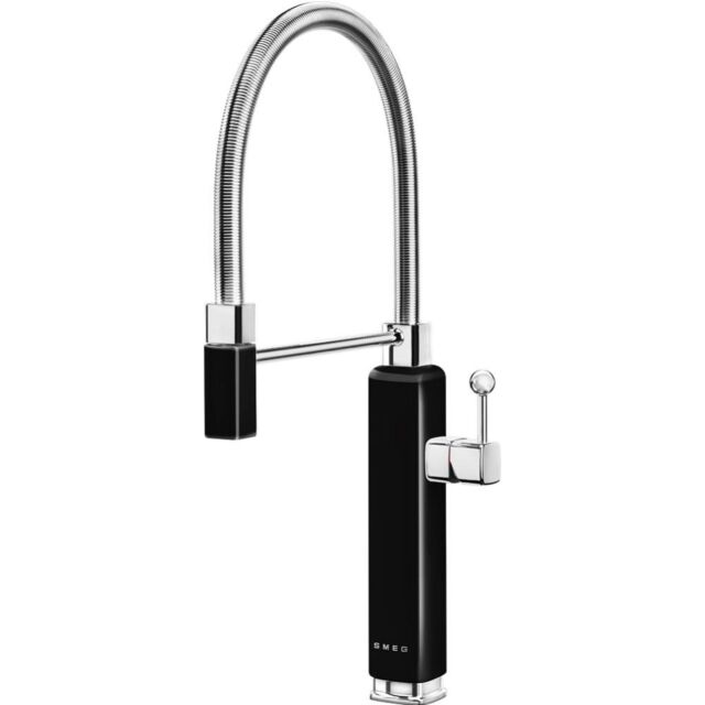 Smeg MDF50BL 50's Style Single Lever Mixer Tap - Black