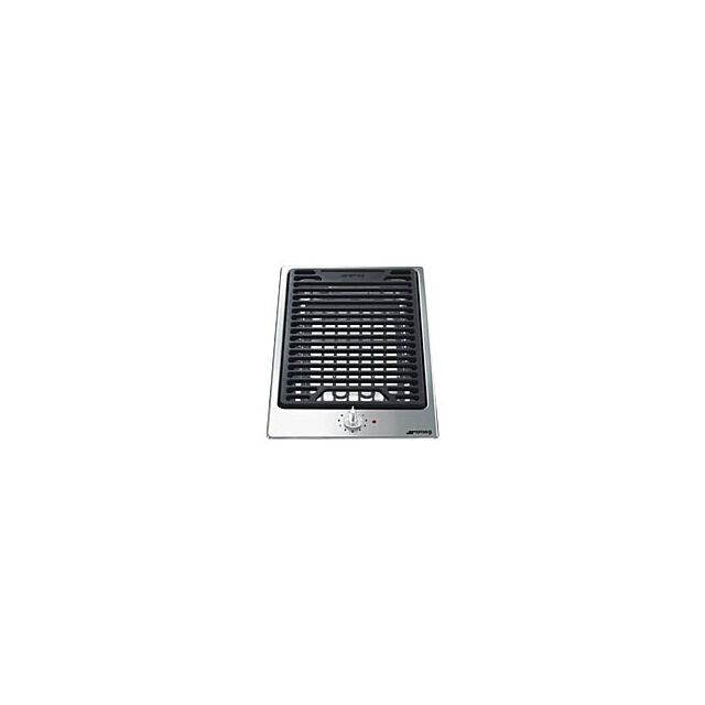 Smeg PGF30B 31cm Domino Classic Lava Stone Grill