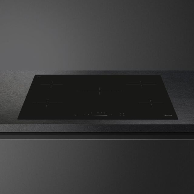 Smeg SE495ETD 90cm Ceramic Hob, Black