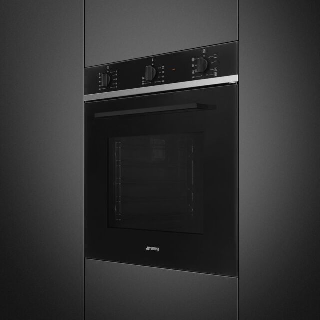 Smeg SF64M3TB Built-In Single Oven - Black
