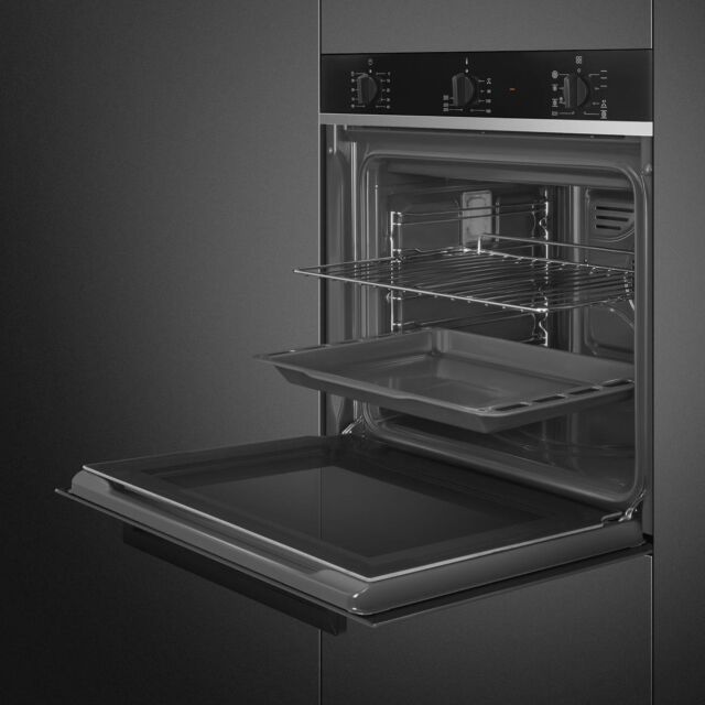 Smeg SF64M3TB Built-In Single Oven - Black