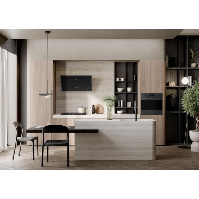 Smeg SFP6301TVN 60cm Classic Pyrolytic Single Oven, Matte Black