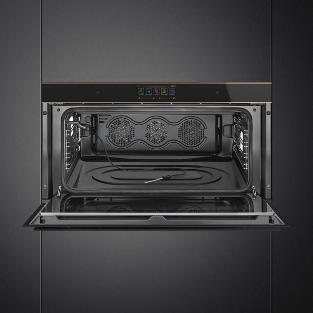 Smeg SFPR9606WTPNR 90cm Single Oven, Black