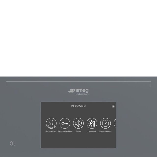 Smeg SIA1963DS 90cm AREA Induction Hob, Silver