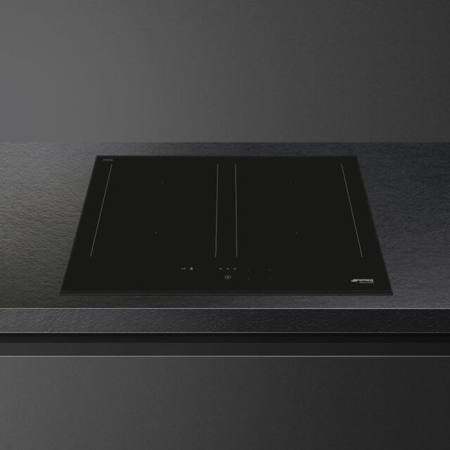 Smeg SIM3644D 60cm Eclipse Induction Hob in Black with AutoVent 2.0