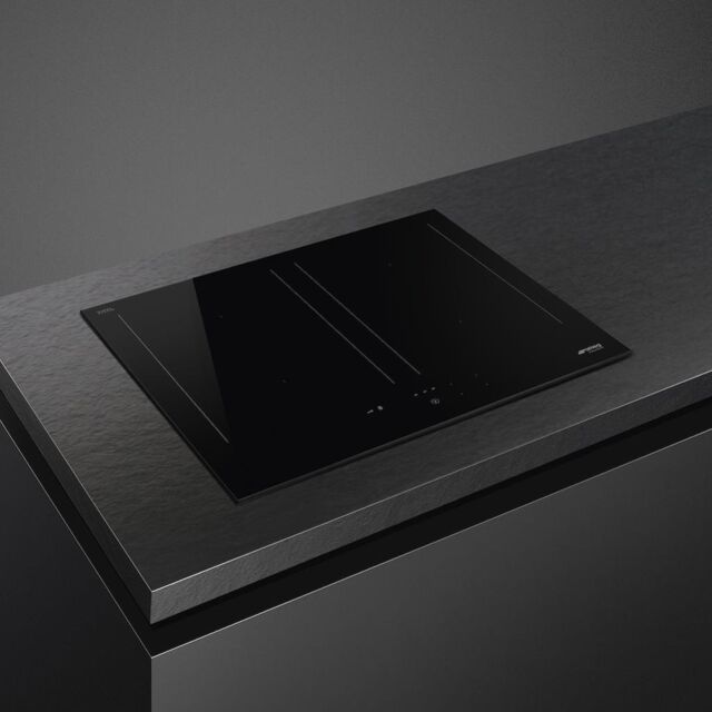Smeg SIM3644D 60cm Eclipse Induction Hob in Black with AutoVent 2.0