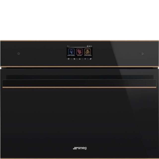 Smeg SO4604M2PNR 45cm Dolce Stil Novo Speedwave Combi Microwave, Copper