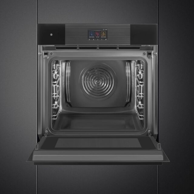 Smeg SO6104APB3 60cm Linea Omnichef Single Oven, Black
