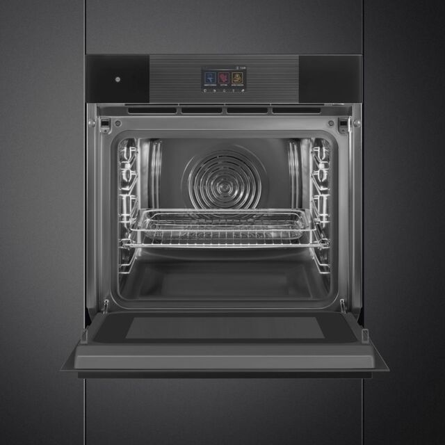 Smeg SO6104APB3 60cm Linea Omnichef Single Oven, Black