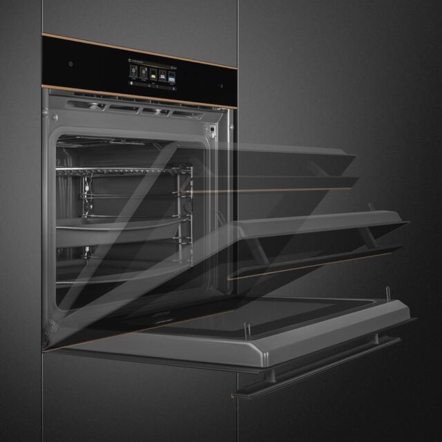 Smeg SO6606WAPNR 60cm Dolce Stil Novo Omnichef Wi-Fi Single Oven