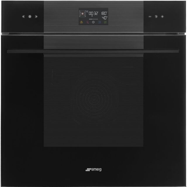 Smeg SOP6102S2PB3 60cm Linea Pyrolytic SteamOne Oven, Black