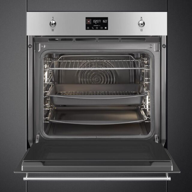 Smeg SOP6302TX 60cm Classic Pyrolytic Single Oven in Stainless Steel