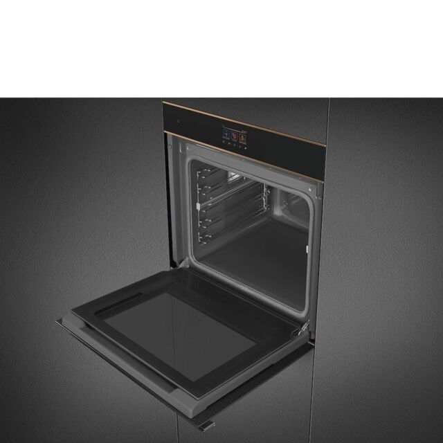 Smeg SOP6604TPNR 60cm Dolce Stil Novo Pyrolytic Oven with VIVOScreen, Copper