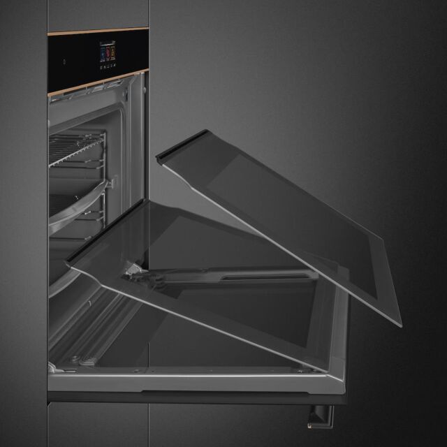 Smeg SOP6604TPNR 60cm Dolce Stil Novo Pyrolytic Oven with VIVOScreen, Copper
