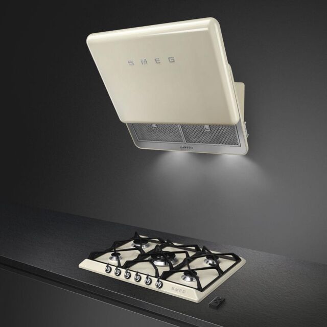 Smeg SR975PGH 69cm Victoria Gas Hob, Cream