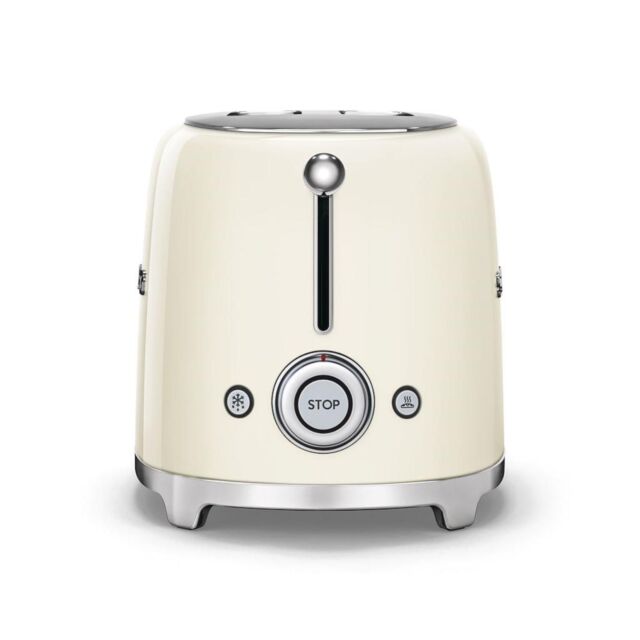 Smeg TSF01CRUK Toaster, Cream