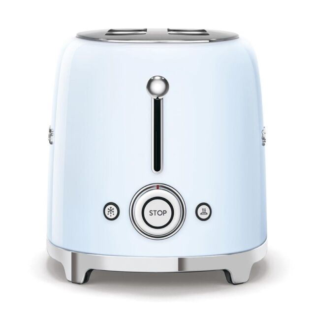 Smeg TSF01PBUK Toaster, Blue