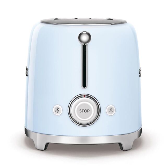 Smeg TSF01PBUK Toaster, Blue