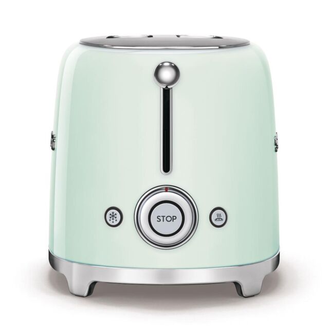 Smeg TSF01PGUK Toaster, Green