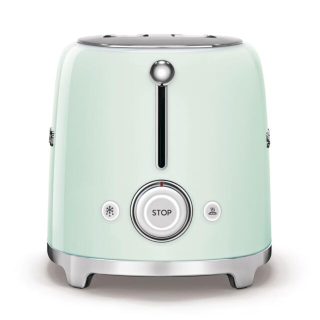Smeg TSF01PGUK Toaster, Green