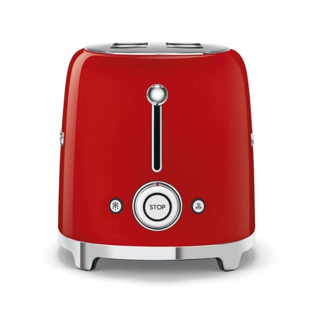 Smeg TSF01RDUK Toaster, Red