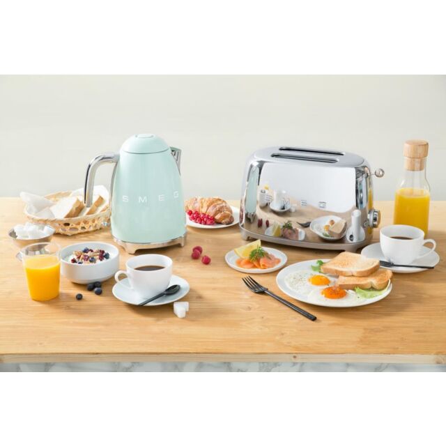 Smeg TSF01SSUK Toaster, Chrome