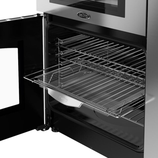 Belling RCA COOKCENTRE 90Ei 90cm Electric Induction Touch Range Cooker - Stainless Steel