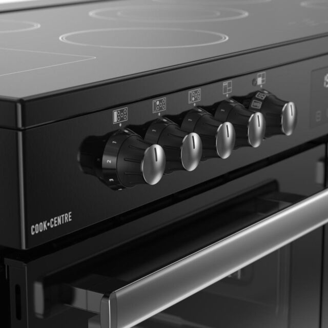 Belling RCA COOKCENTRE 110E 110cm Electric Ceramic Range Cooker - Black