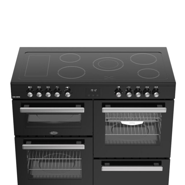 Belling RCA COOKCENTRE 110E 110cm Electric Ceramic Range Cooker - Black