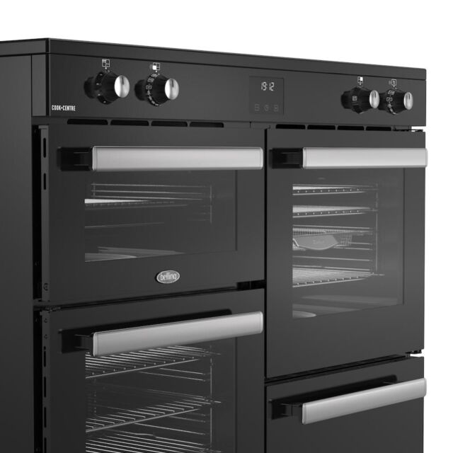 Belling RCA COOKCENTRE 110Ei 110cm Electric Induction Touch Range Cooker - Black