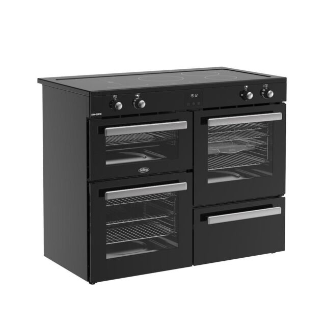 Belling RCA COOKCENTRE 110Ei 110cm Electric Induction Touch Range Cooker - Black
