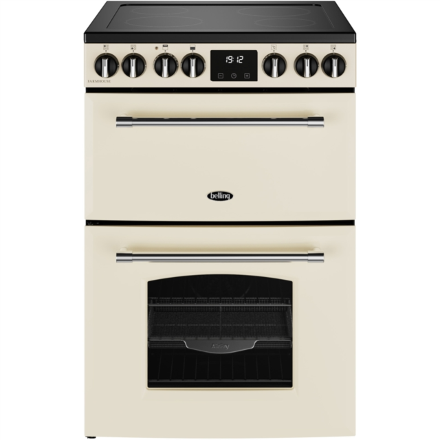 Belling MRA FARMHOUSE 60E 60cm Electric Ceramic Cooker - Cream