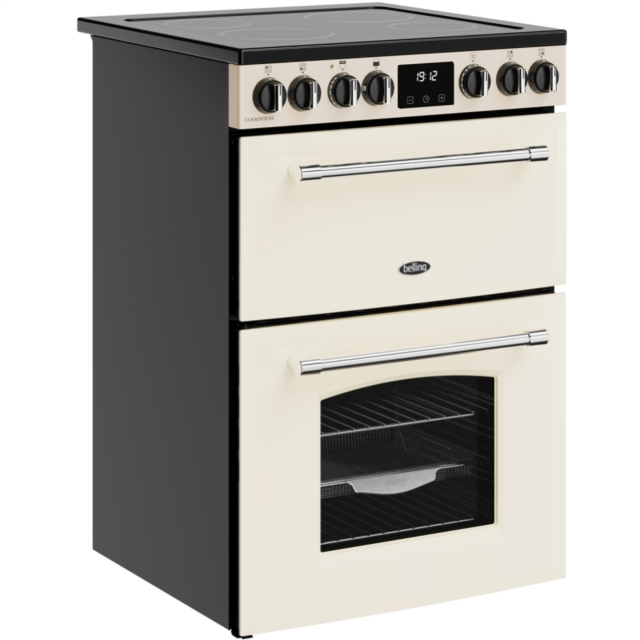 Belling MRA FARMHOUSE 60E 60cm Electric Ceramic Cooker - Cream